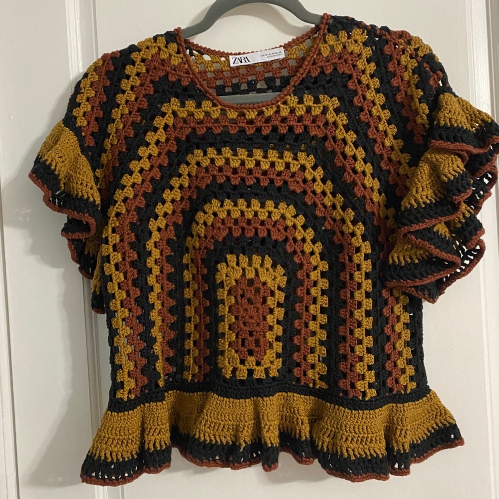 Zara Crochet Top